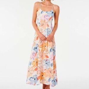Rip curl super bloom floral maxi dress NWT Size Medium